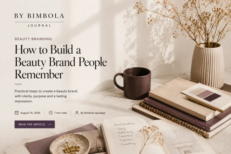Read more about the article How to Build a Beauty Brand People Remember